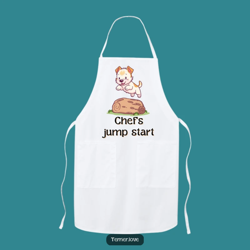 Funny Terrier Chef Apron - Hilarious Dog Kitchen Gear Gift