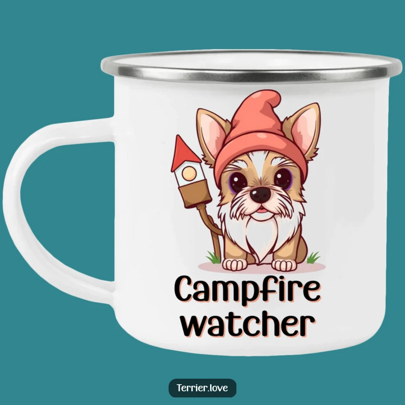 Funny Terrier Gnome Adventure Mug - Hilarious Outdoor Dog Drinkware
