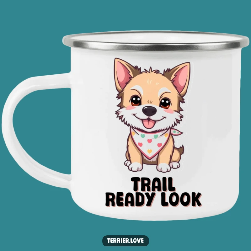 Funny Road Trip Terrier Camping Mug - Hilarious Outdoor Gift!