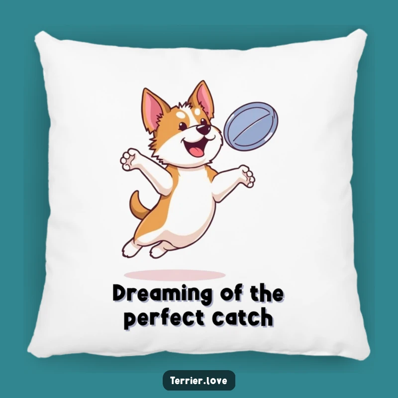 Funny Bouncy Terrier Pillow: Playful Accent, Cozy Comfort, Gift