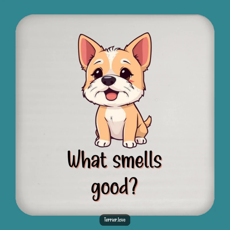 Funny Terrier Coasters - Eager Sniffer Set, Perfect Gift for Table Protection