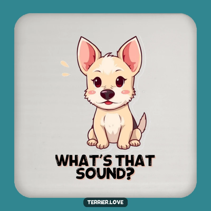 Funny Terrier Coasters: Protect Surfaces with Attentive Charm