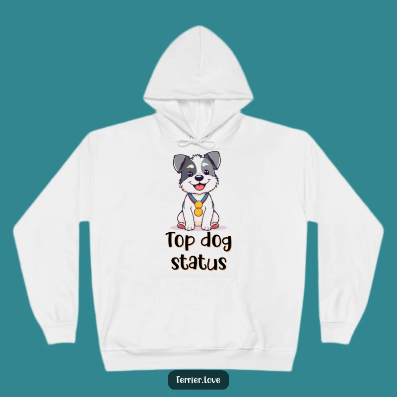 Funny Champion Terrier Hoodie - Cozy & Hilarious Dog Lover Gift!