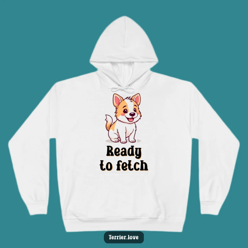 Funny Happy Terrier Hoodie: Cozy Game Time Pup, the Ultimate Funny Gift