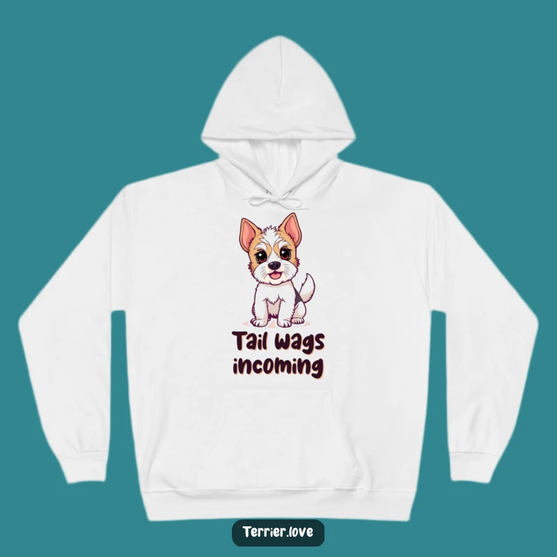 Cozy Funny Terrier Hoodie - Alert Dog Owner's Warm Gift