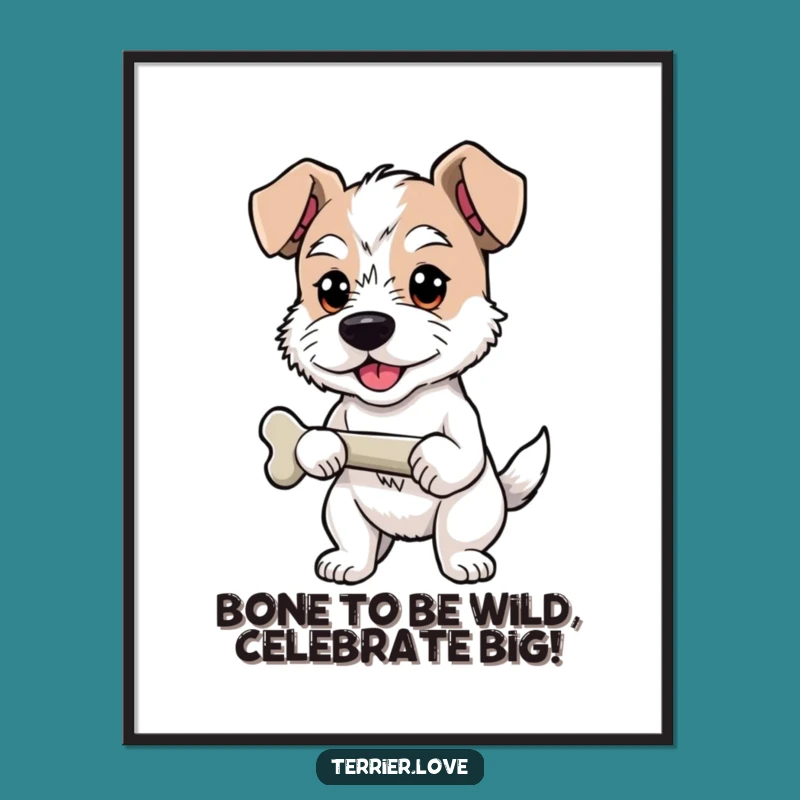Free Printable Terrier Wall Art: Proud Dog Funny Decor Downloadable Gift