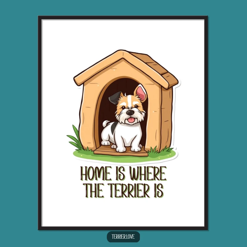 Peek-a-Boo Free Printable Terrier Wall Art - Downloadable Art with Playful Charm!