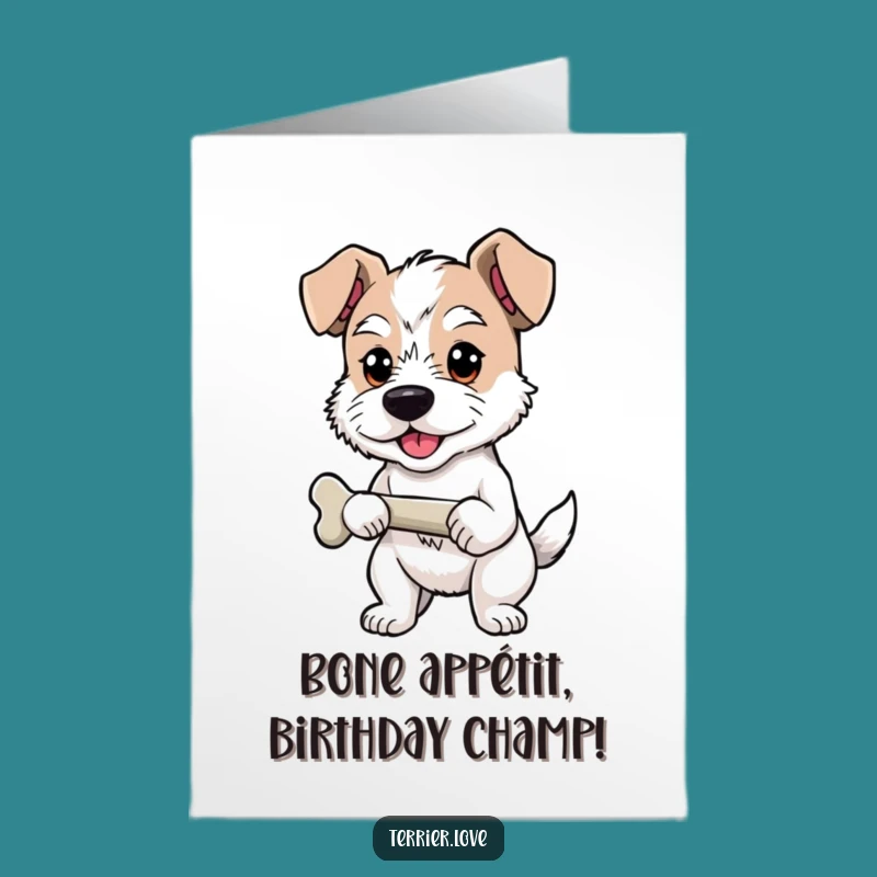 Free Printable Terrier Birthday Card: Proud Dog Funny Downloadable Gift