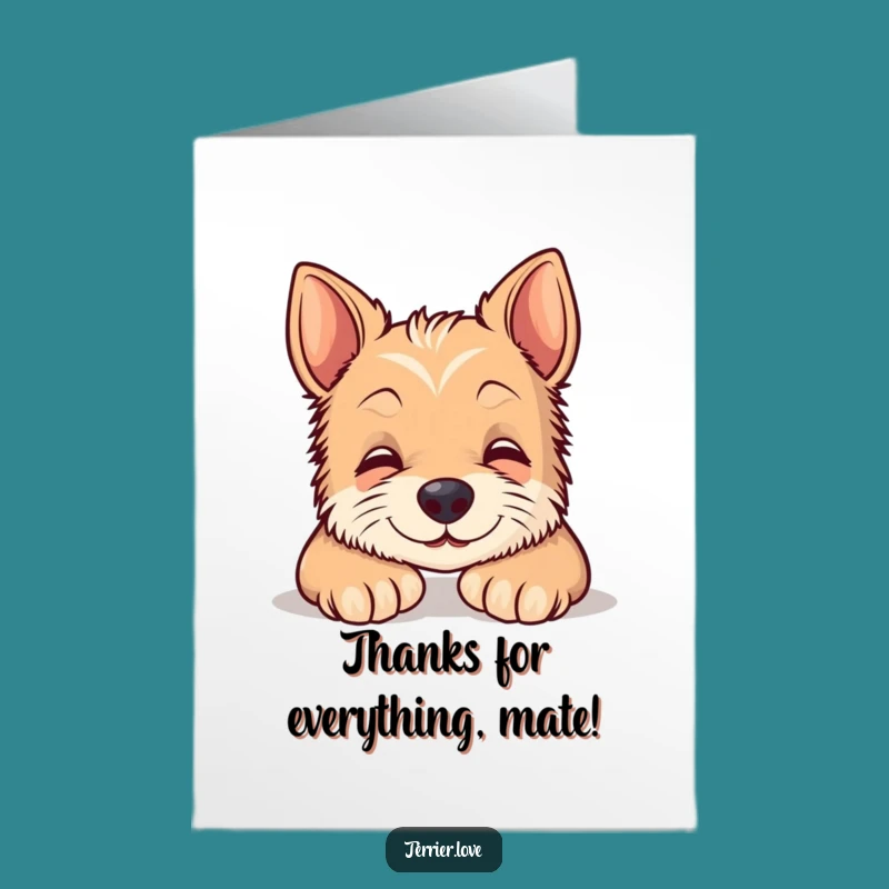 Free Printable Thank You Card: Content Terrier, Funny Gratitude, Downloadable Gift