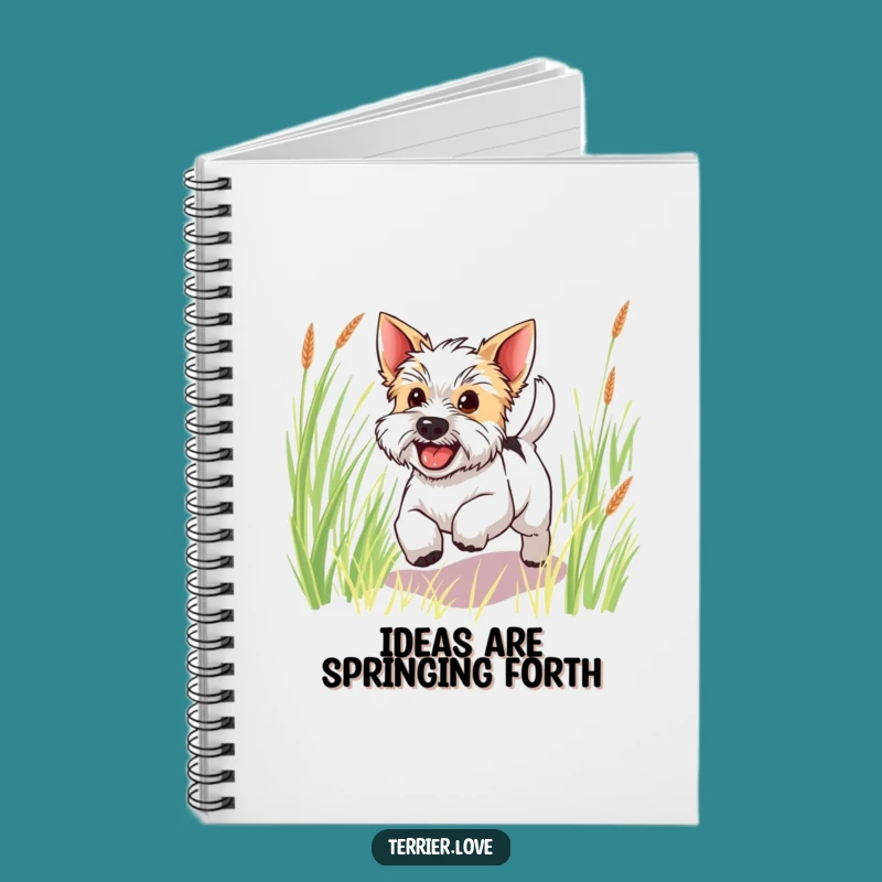 Funny Happy Terrier Notebook: Jot Down Joyful Thoughts