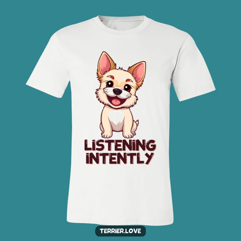 Funny 'What's Up?' Terrier T-Shirt - Hilarious Dog Expression Gift!