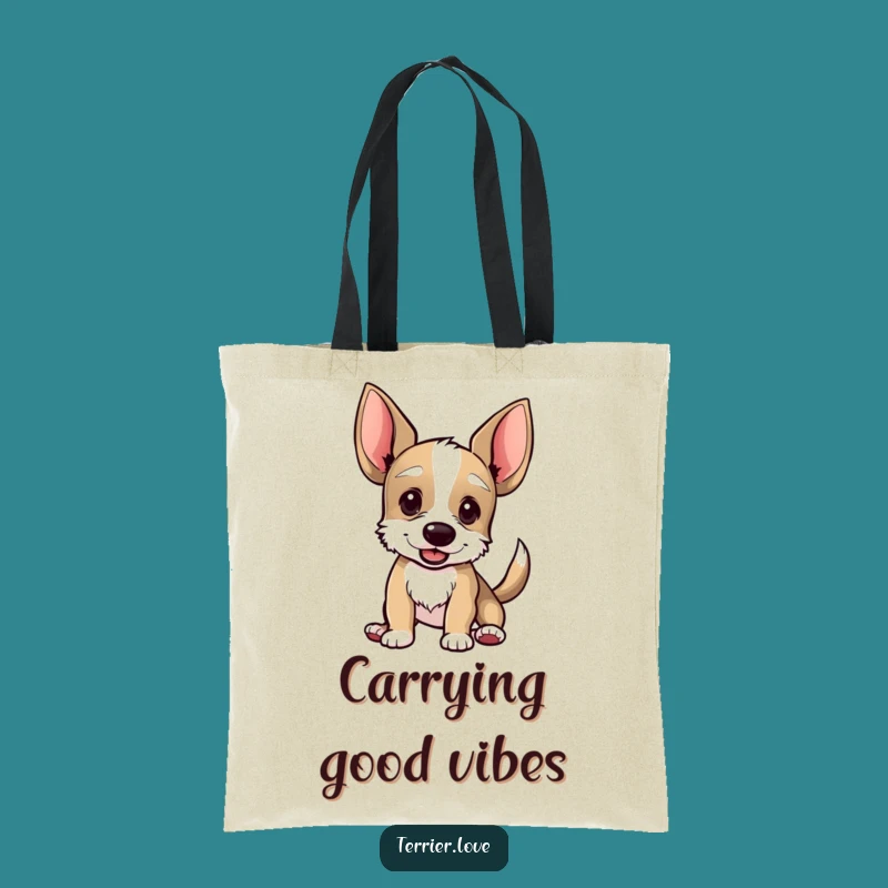 Funny Terrier Ears Tote Bag: Carry Your Joy and Essentials